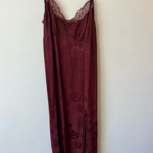 wilfred red slip dress in size 0